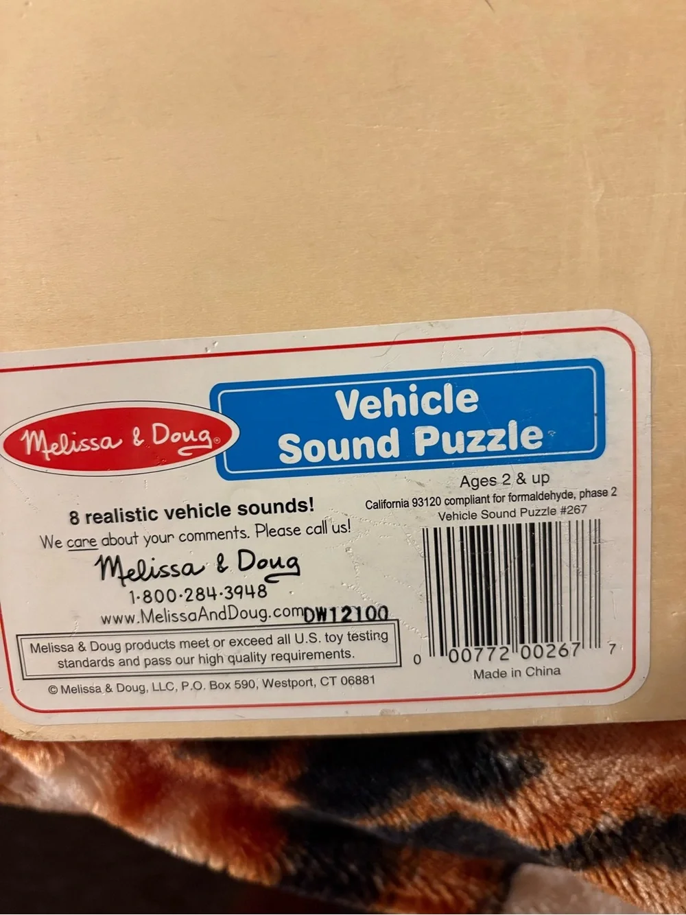 Melissa & Doug Wooden Puzzle Lot + Fisher Price Sound Puzzle Vehicles Animals